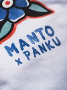 MANTO x Panku t-shirt RIP -white